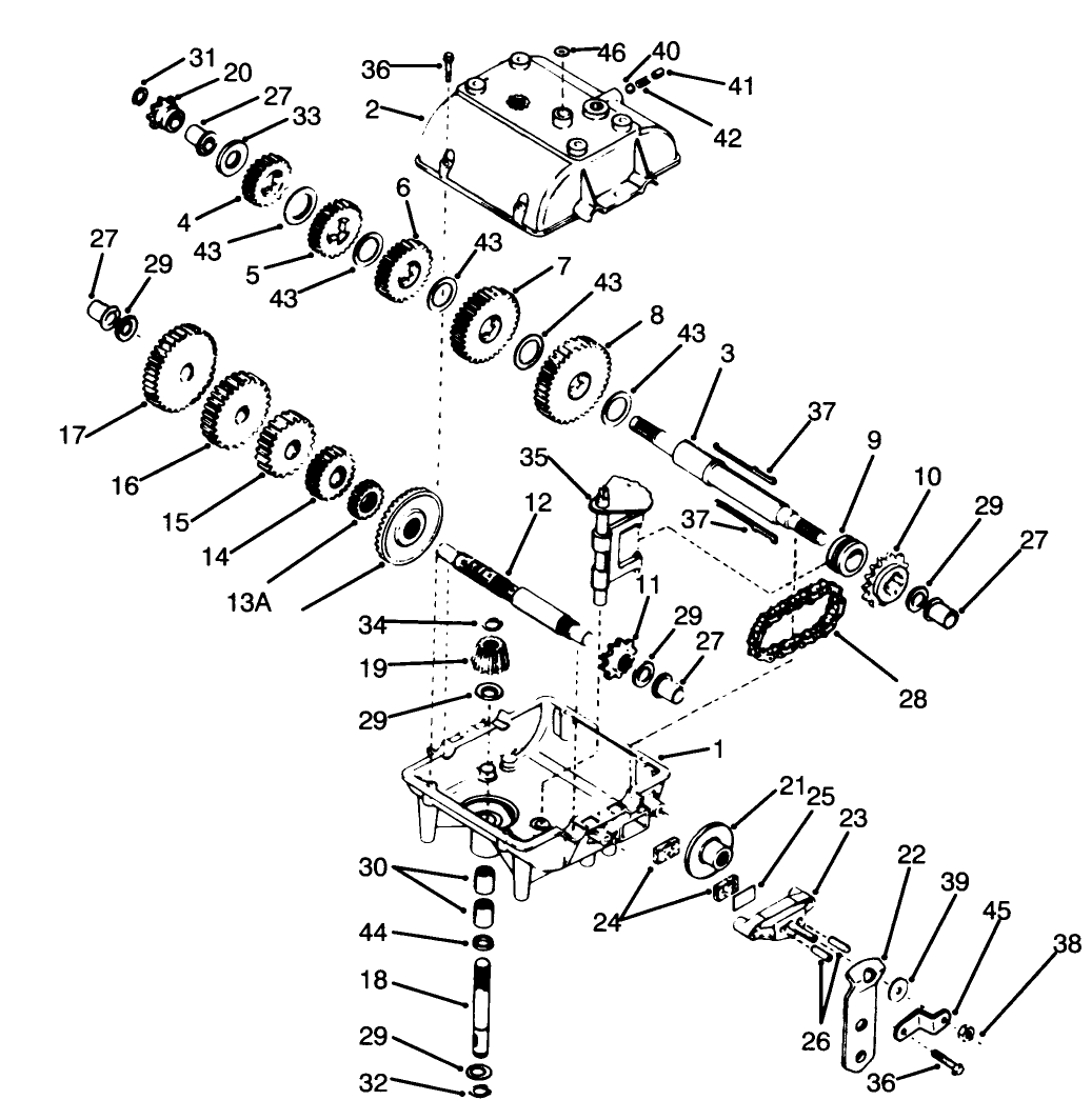 Transmission Peerless Model 700-025