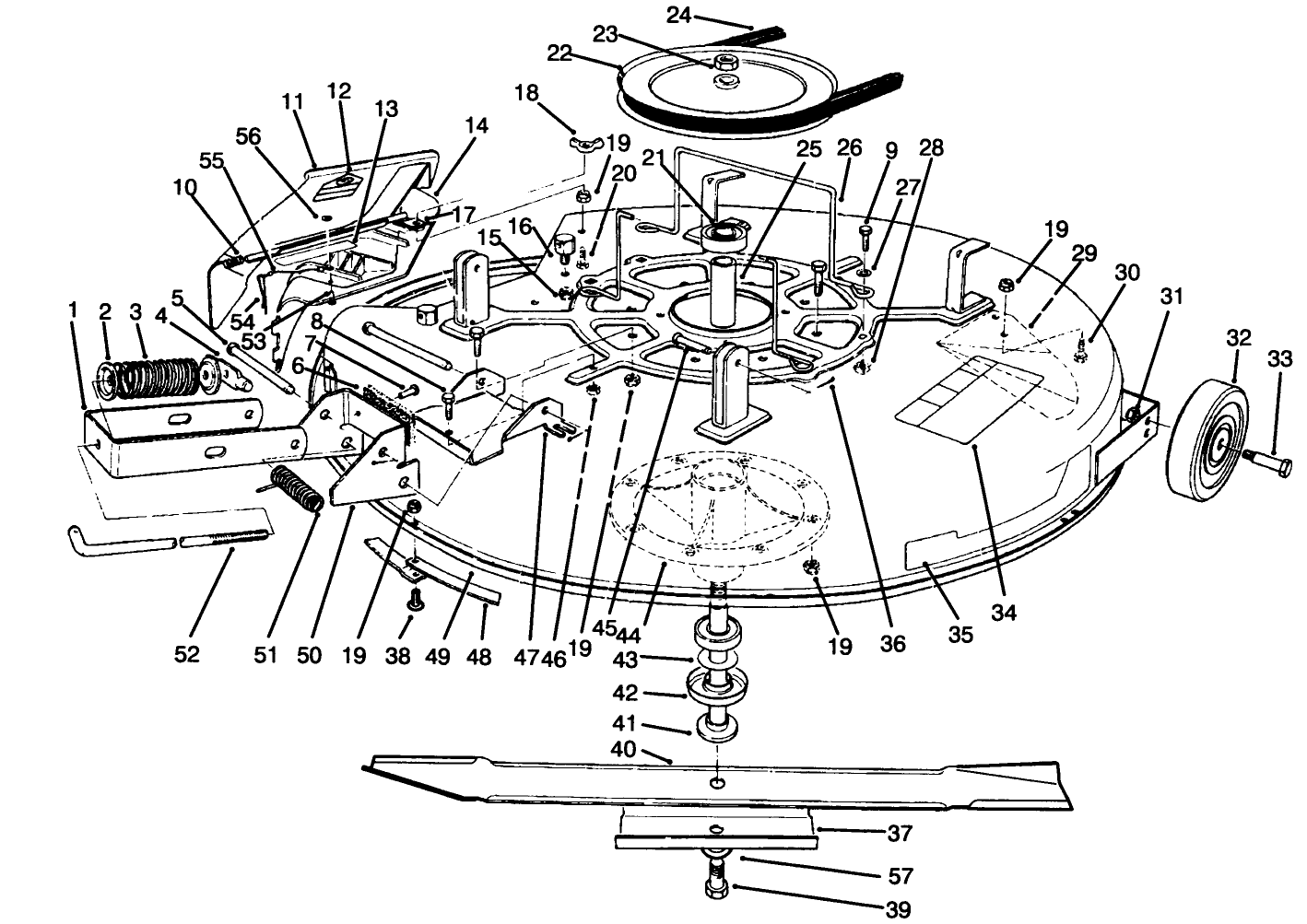 Mower Assembly-Recycler
