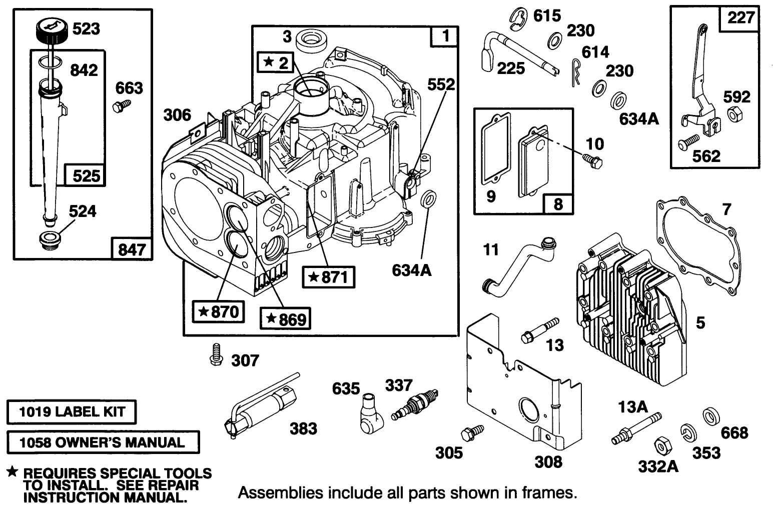 Engine Briggs & Stratton Model 28b707-0126-01