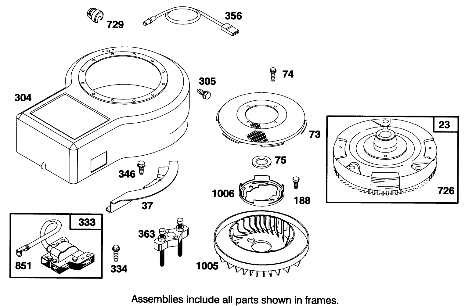 Engine Briggs & Stratton Model 28b707-0126-01