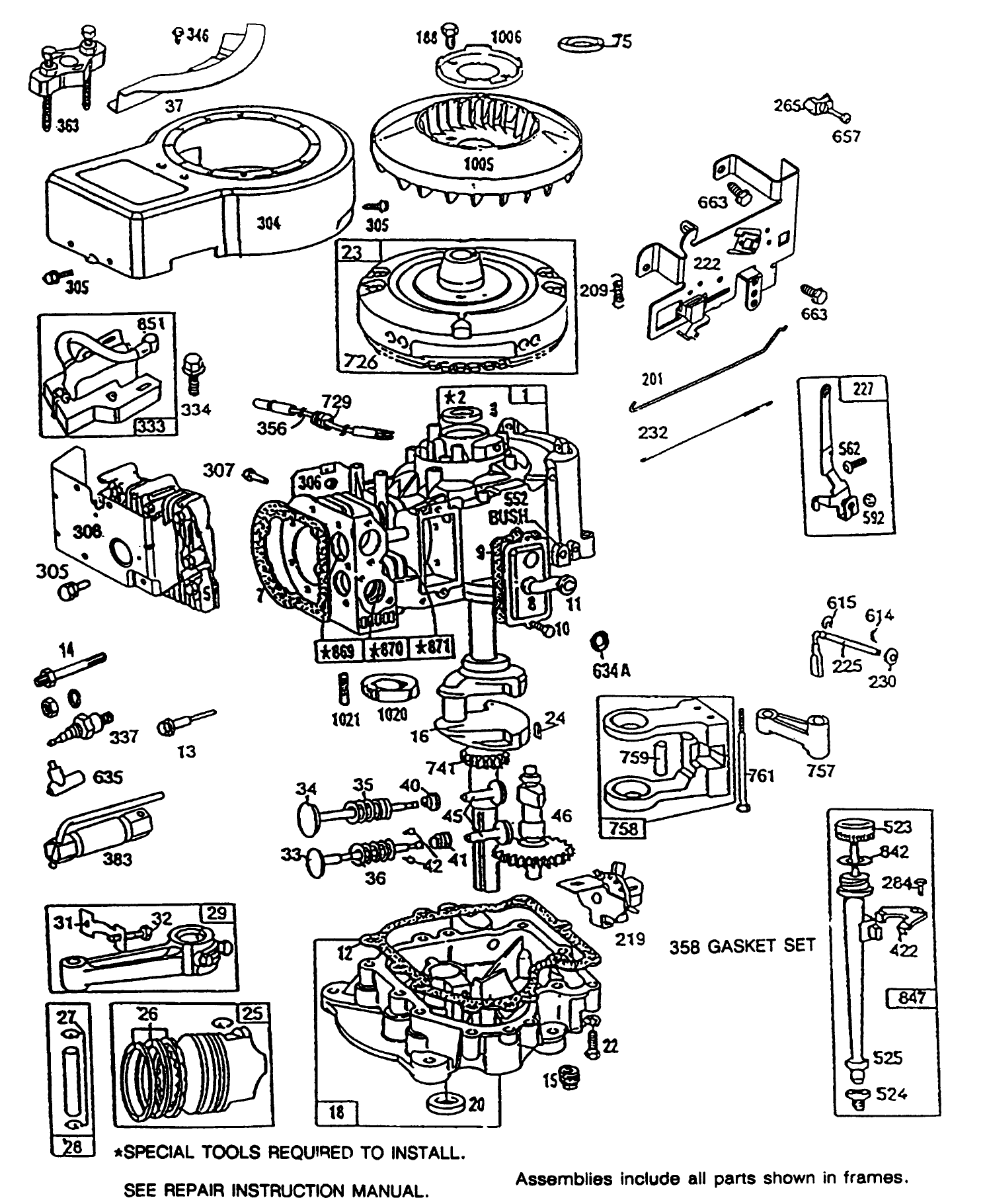 Briggs & Stratton Model No. 286707-0119-01