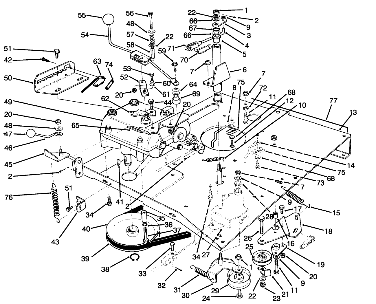 Transmission & Linkage Assembly