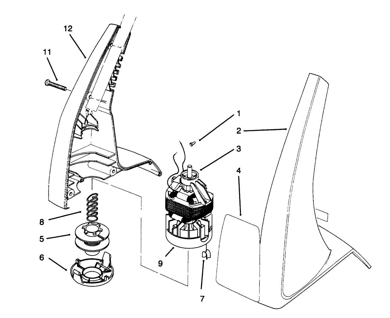 Motor & Housing Assembly