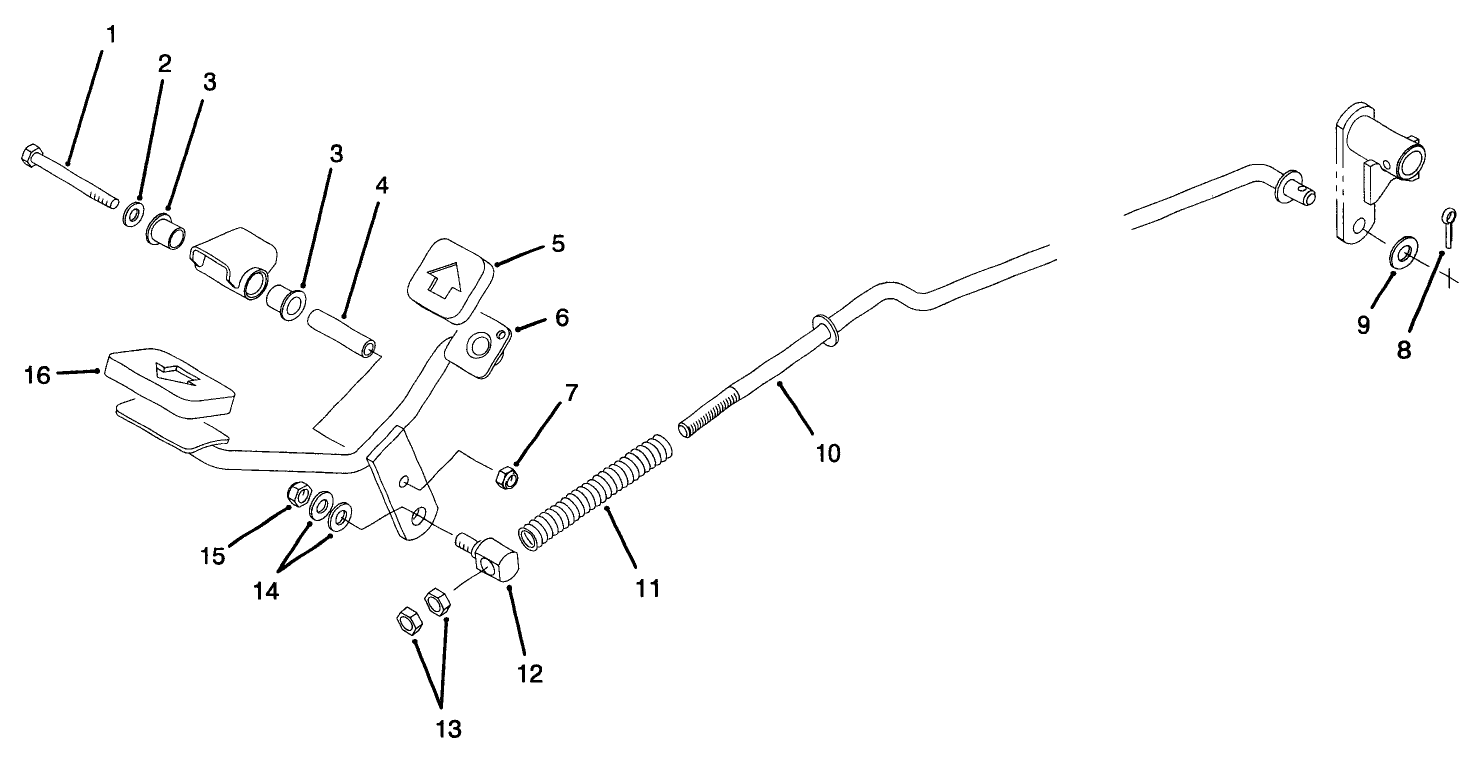 Traction Pedal Assembly