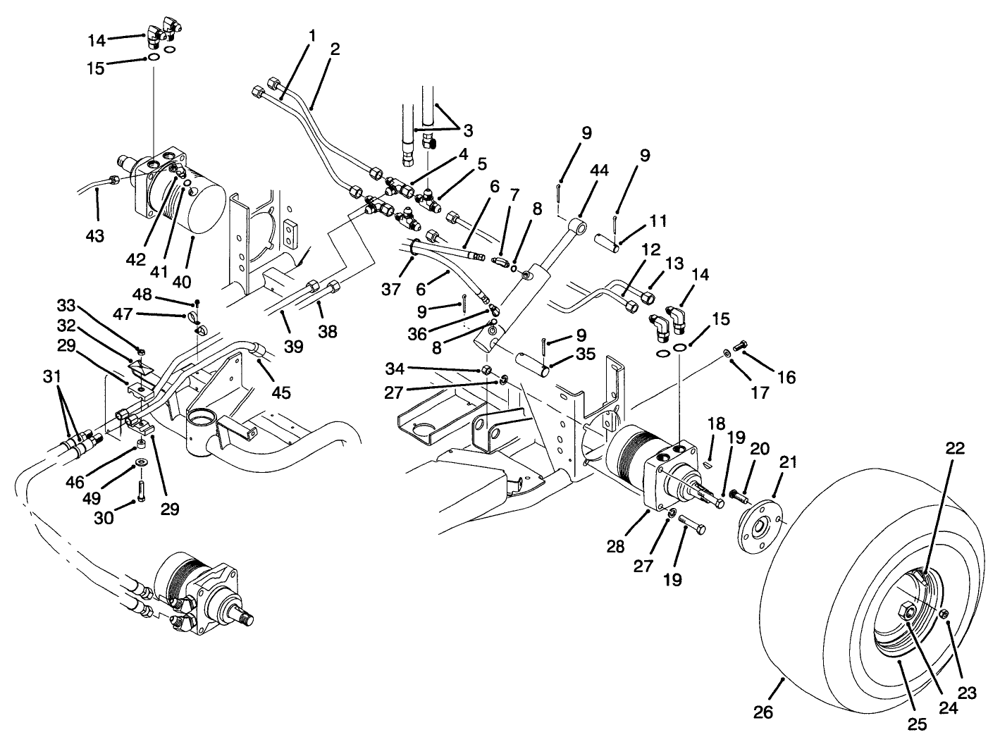 Rear Wheel Drive Assembly