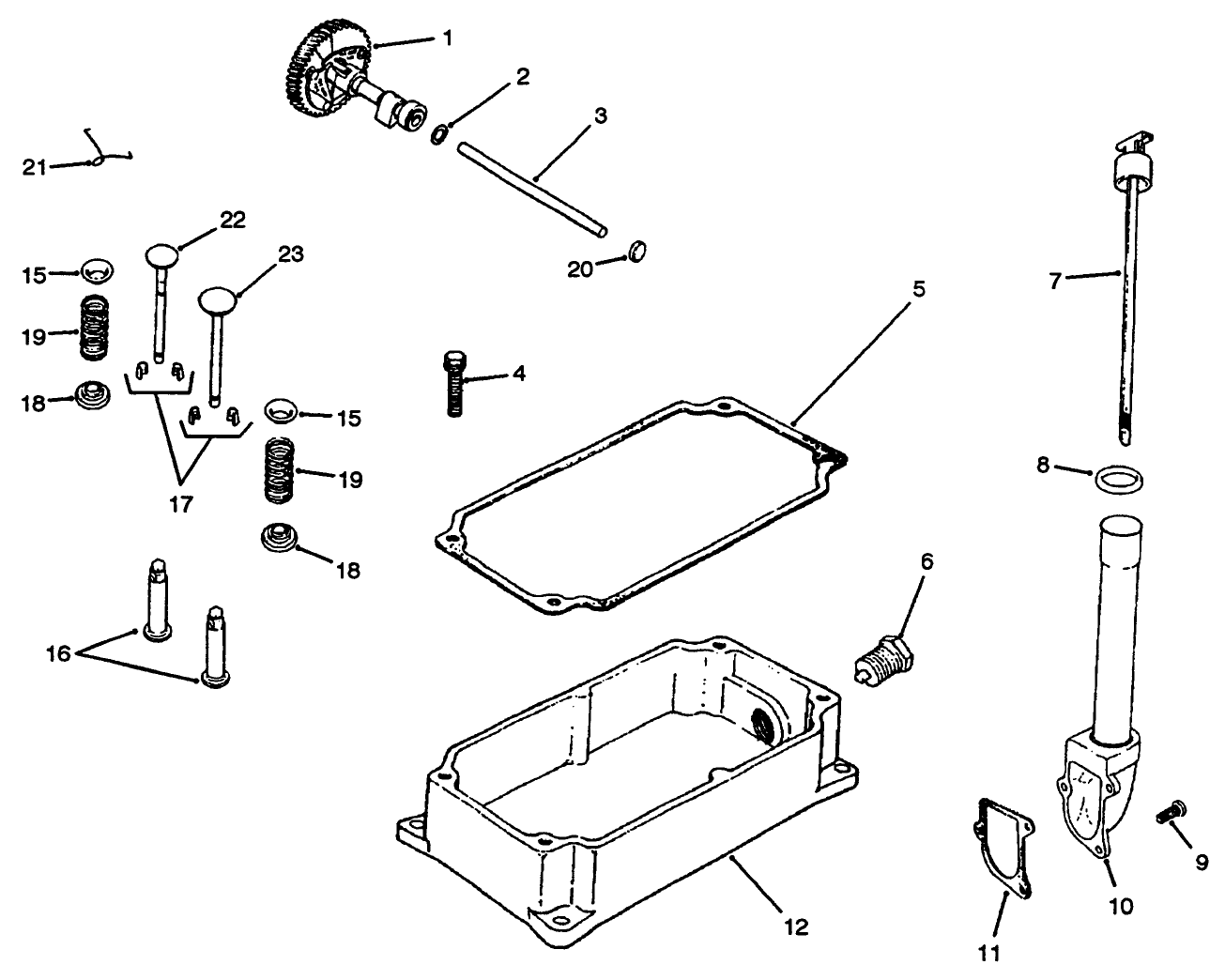 Engine Kohler Model M14s Spec. No. 601561 (cont.)