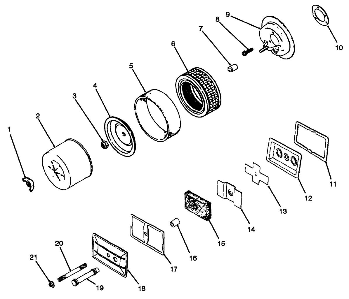 Engine Kohler Model M14s Spec. No. 601561 (cont.)