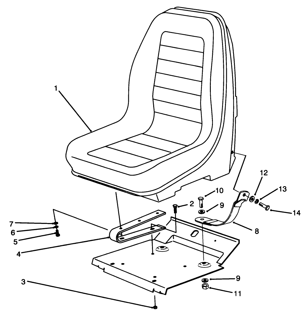 Low Seat Assembly (optional)