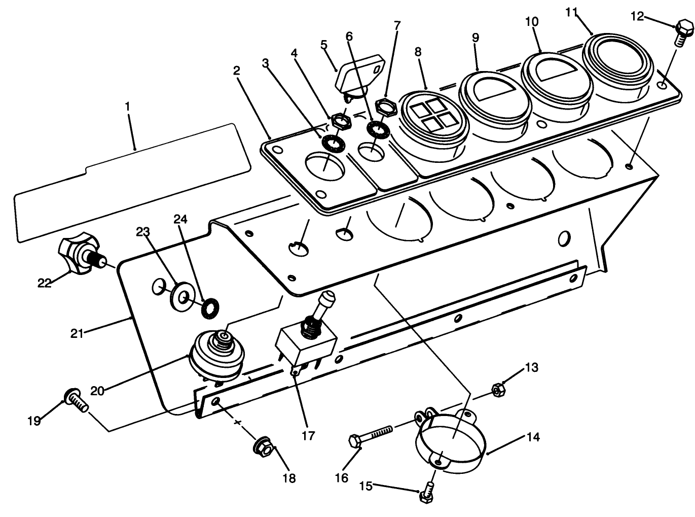 Gage Panel Assembly