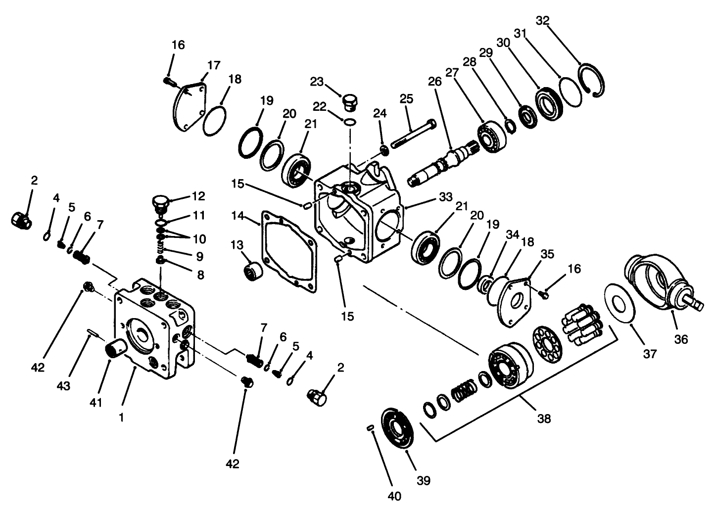 Traction Pump Assembly No. 86-5590
