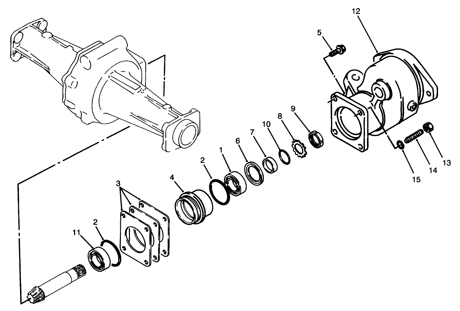 Sleeve Assembly Axle No. 74-5621 (model No. 30455 Only)