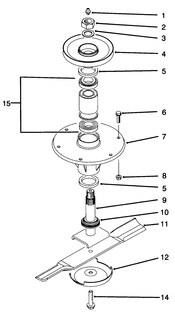 Spindle Assembly (center)