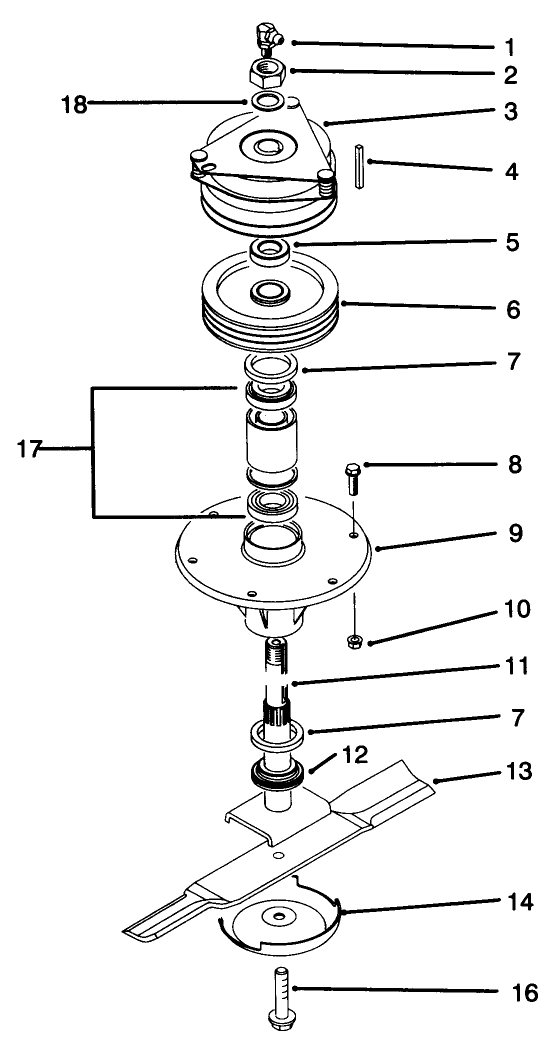 Spindle Assembly (clutch)