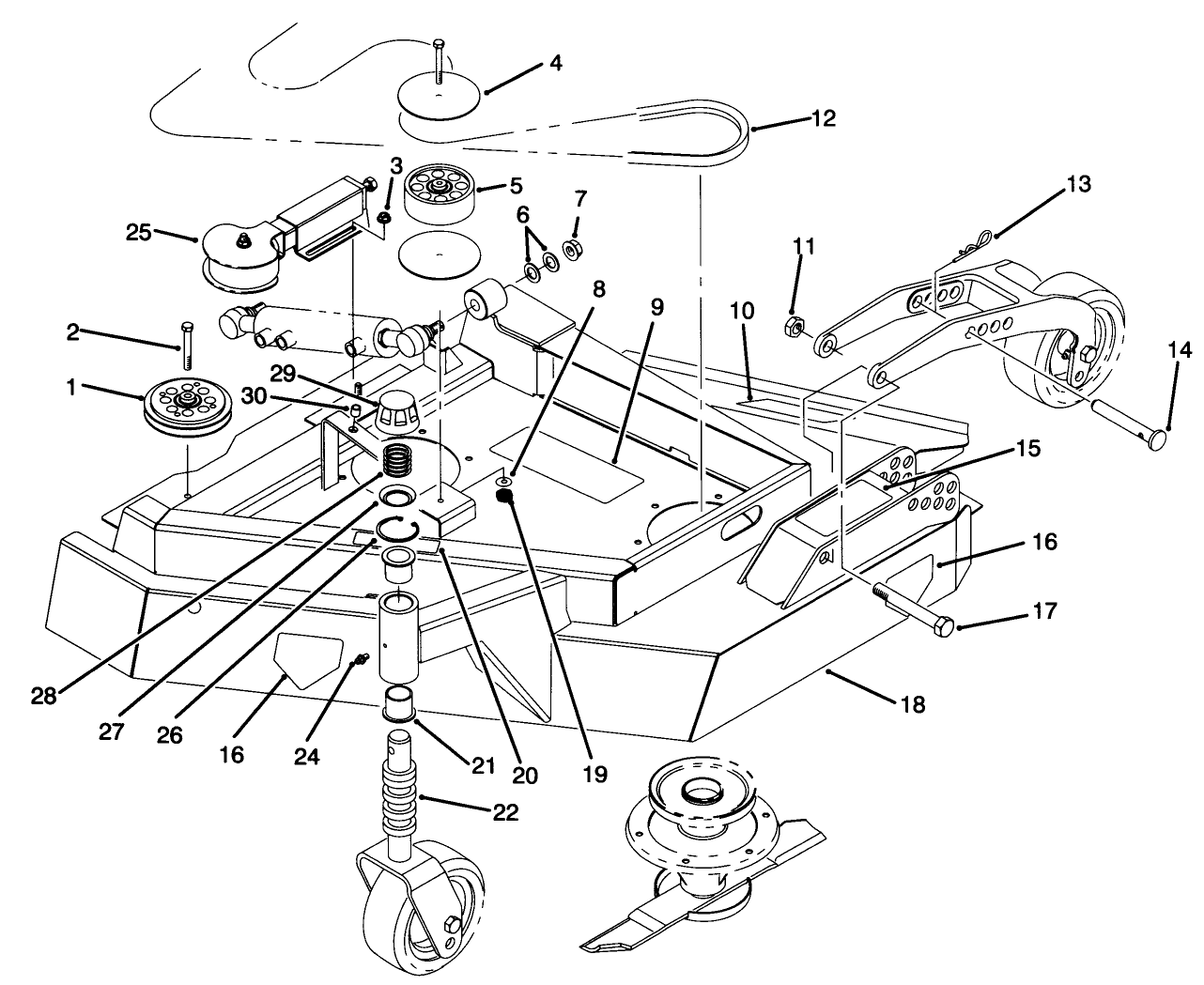 Wing Deck Assembly-L.h.