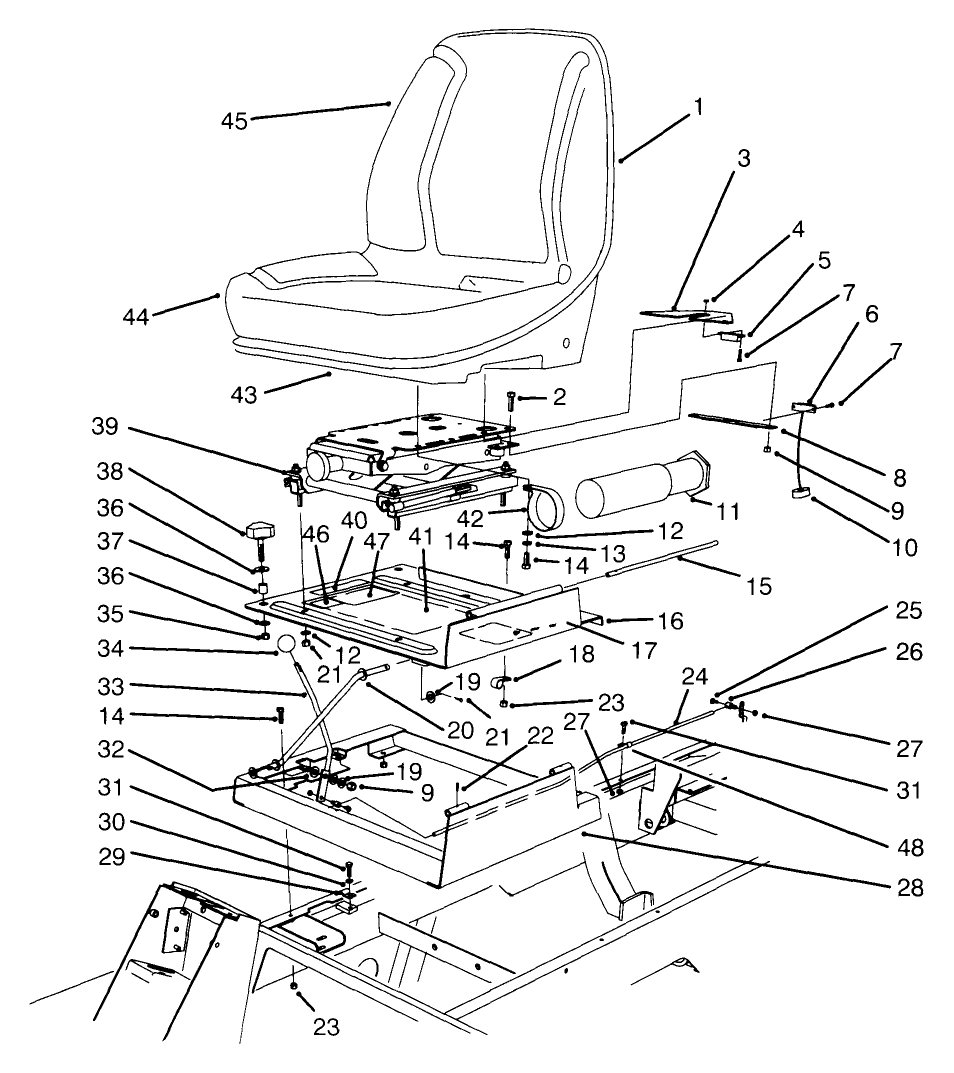 Seat & Throttle Assembly
