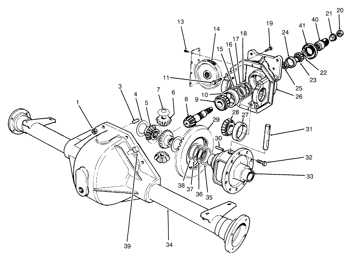 Front Axle Assembly No. 93-0084