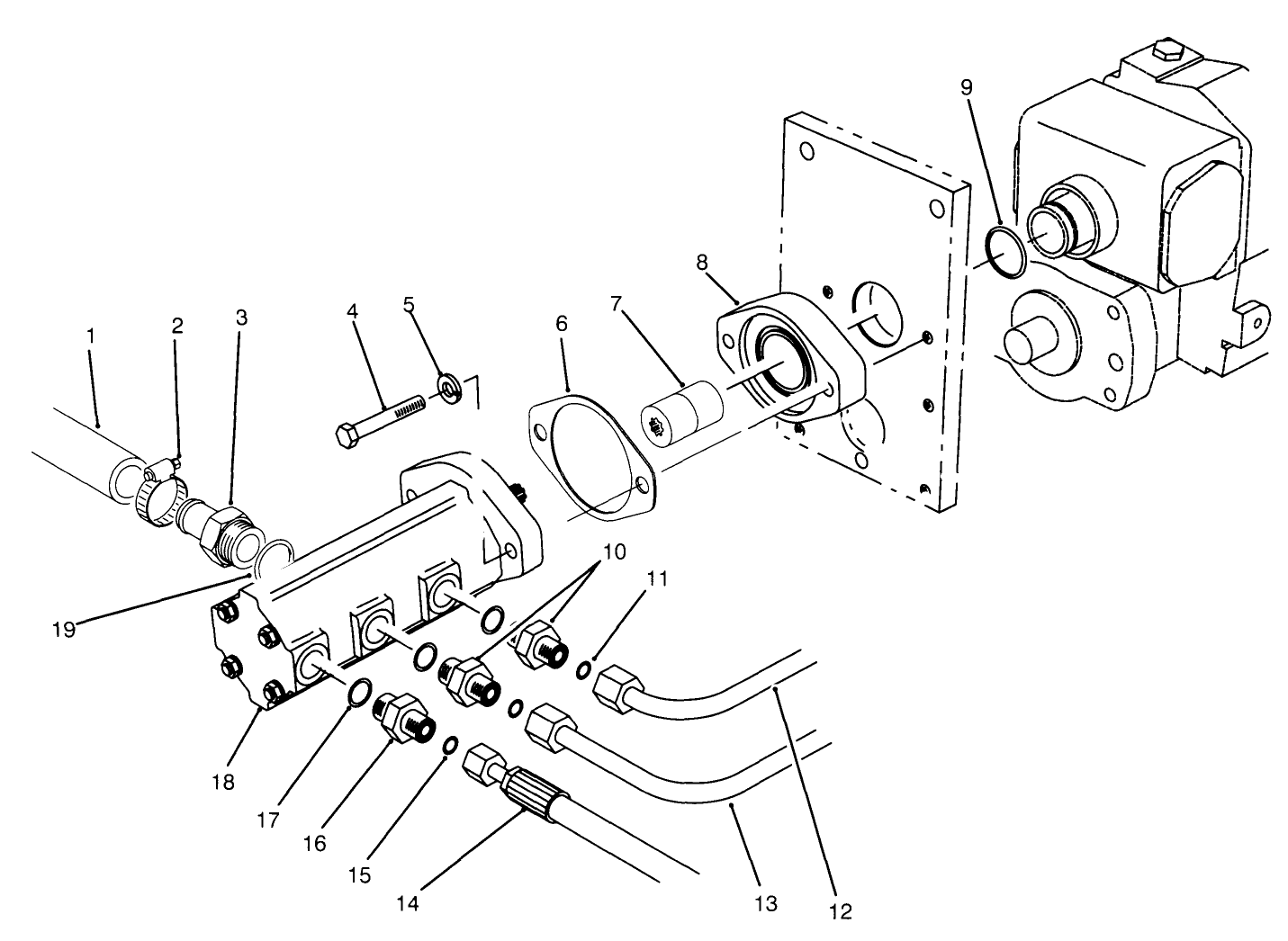 Gear Pump Installation Assembly