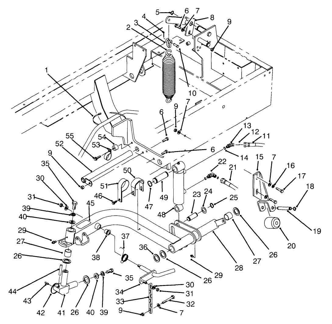 Rear Lift Arms Assembly
