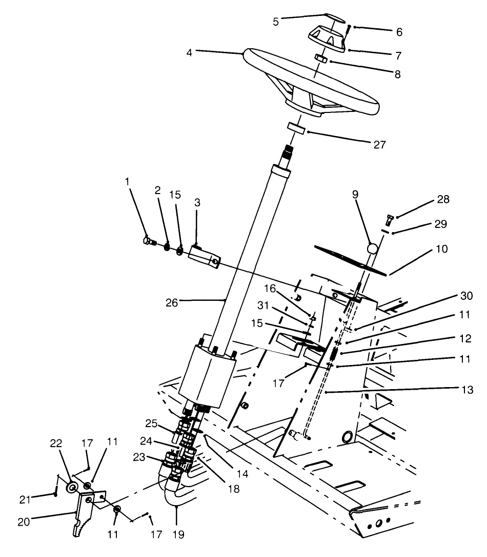 Steering Tower Assembly