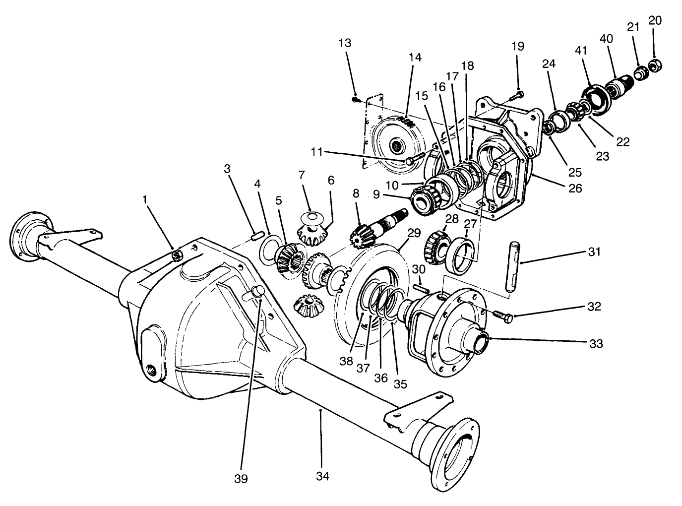 Front Axle Assembly No. 93-0084 (continued)