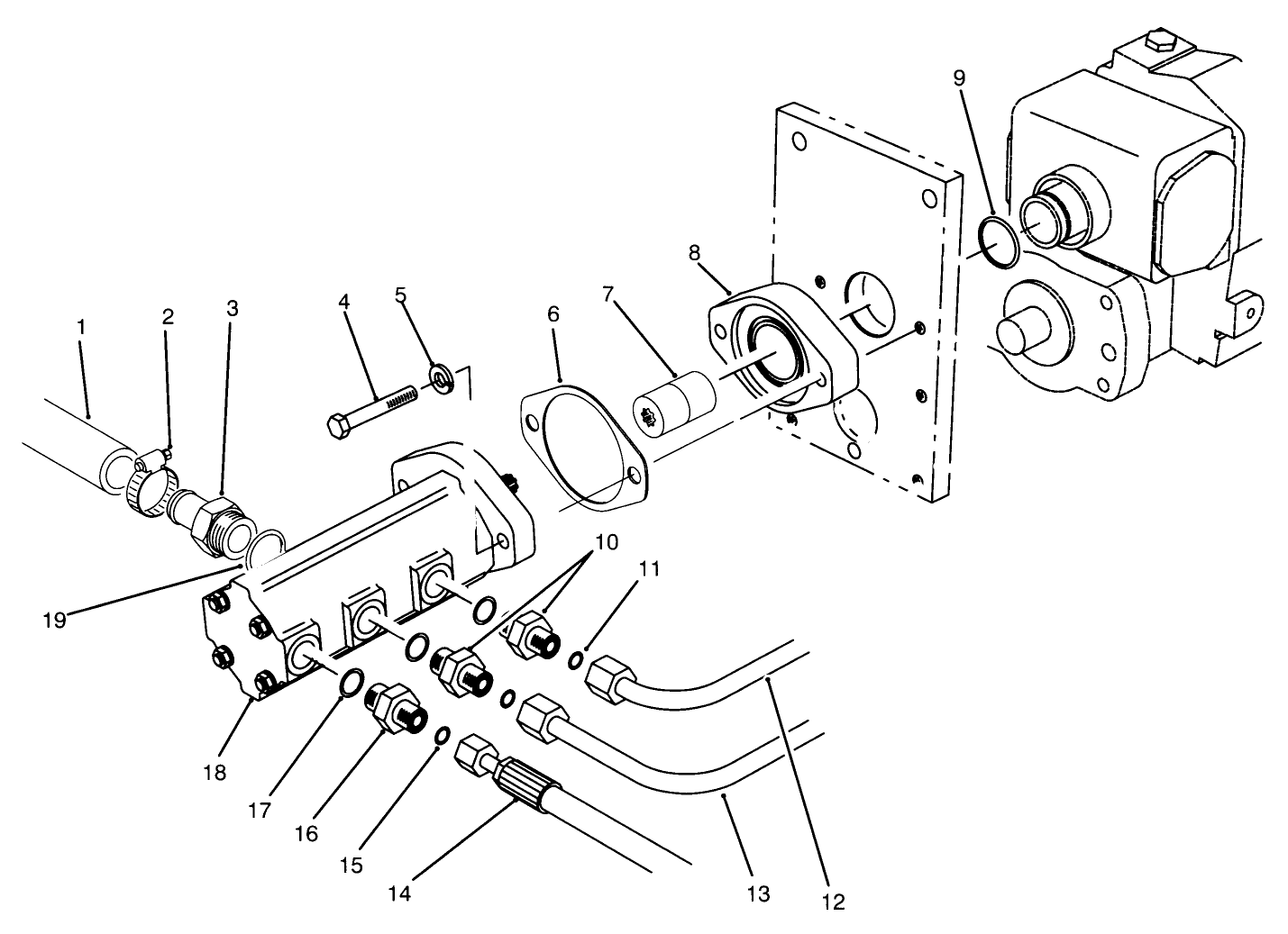 Gear Pump Installation Assembly