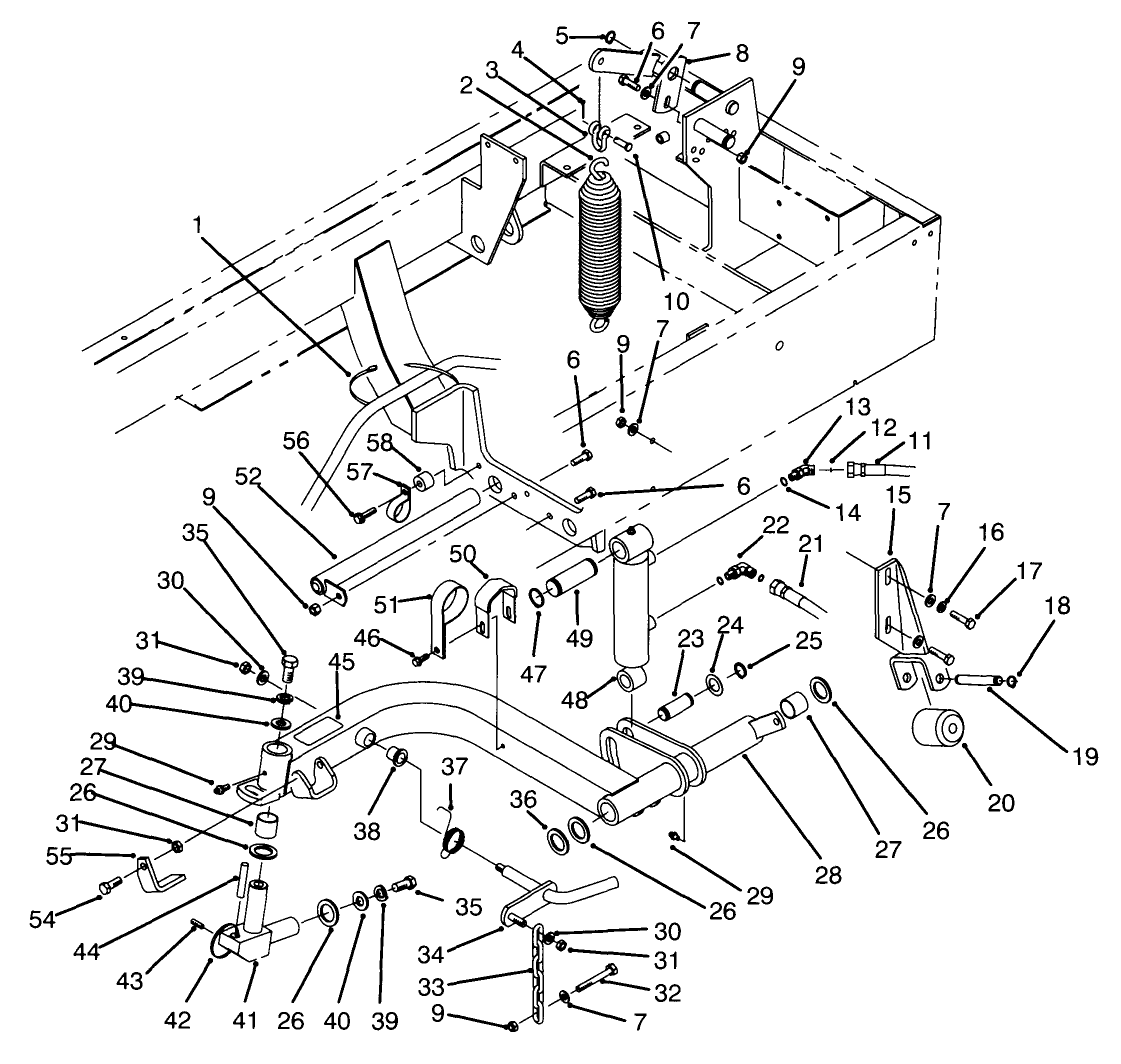 Rear Lift Arms Assembly