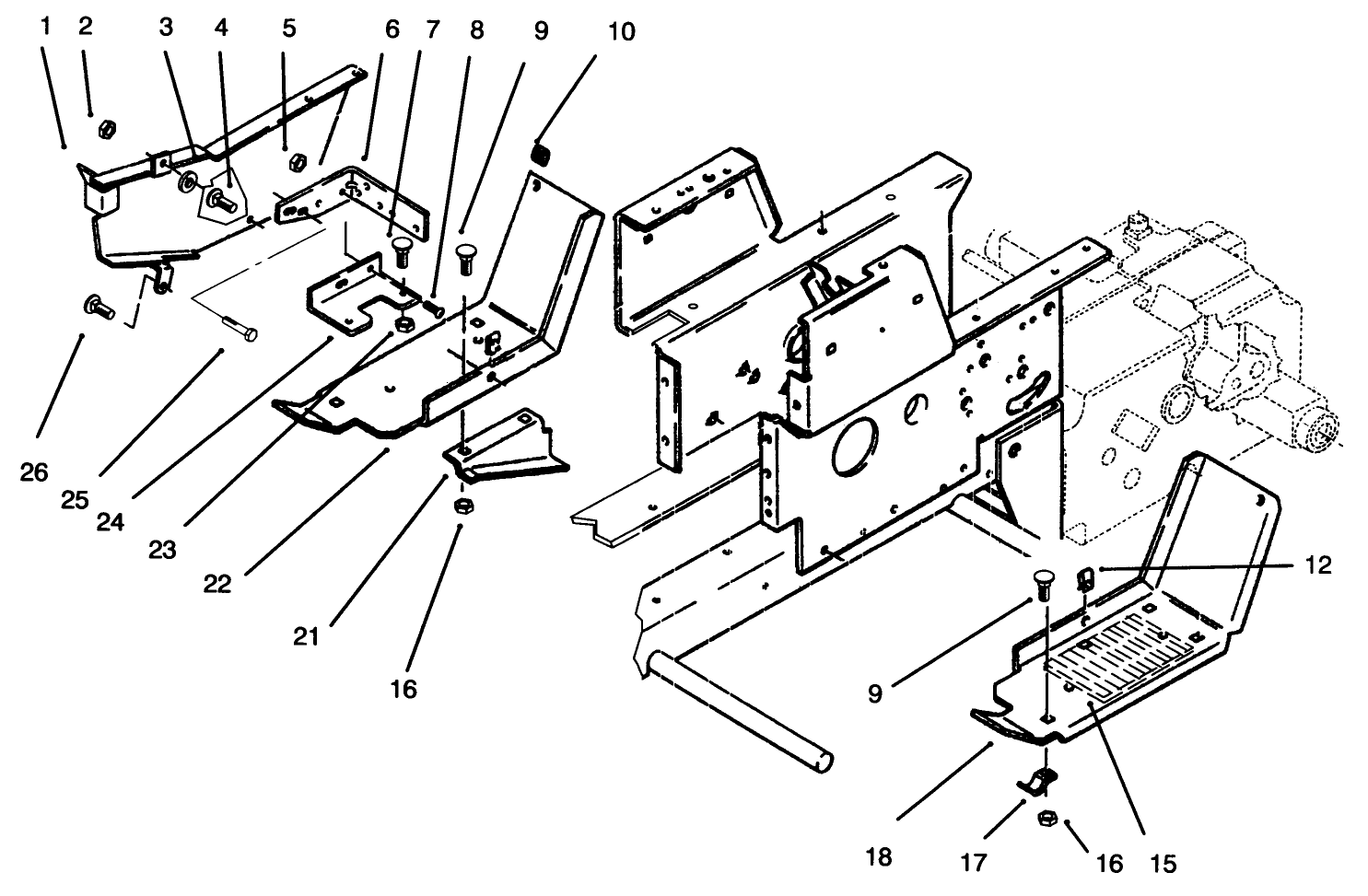 Belt Guard & Footrests