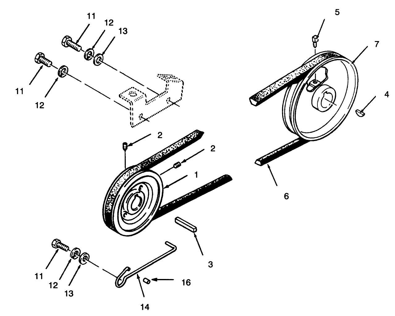 Drive Belt And Pulleys