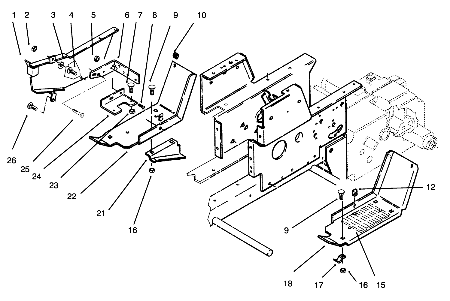 Belt Guard & Footrests