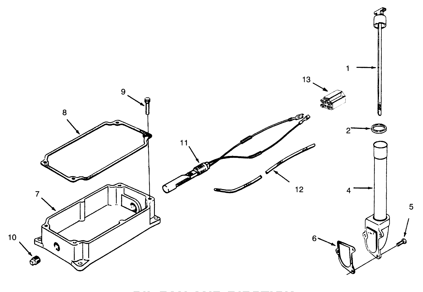 Oil Pan And Dipstick