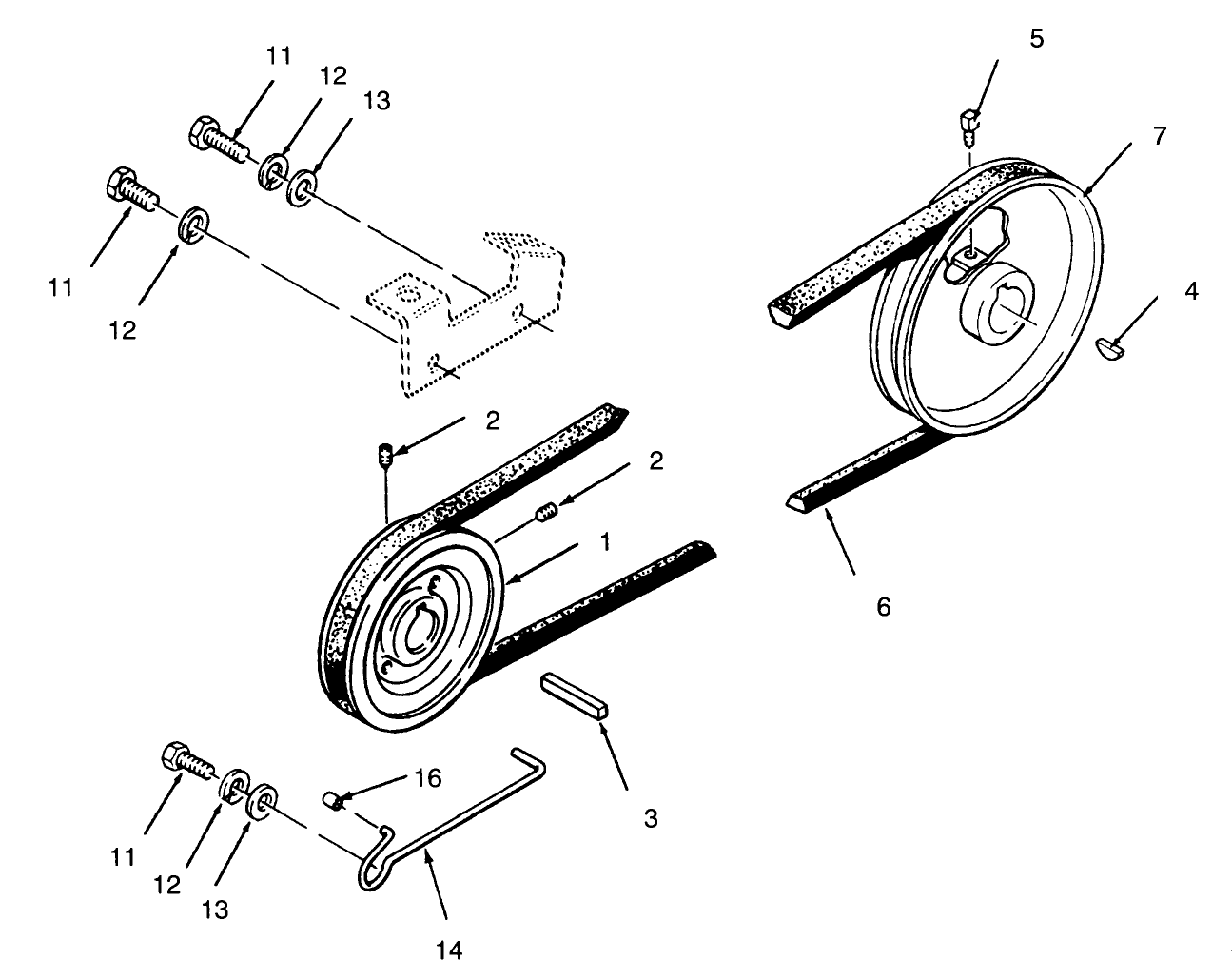 Drive Belt And Pulleys