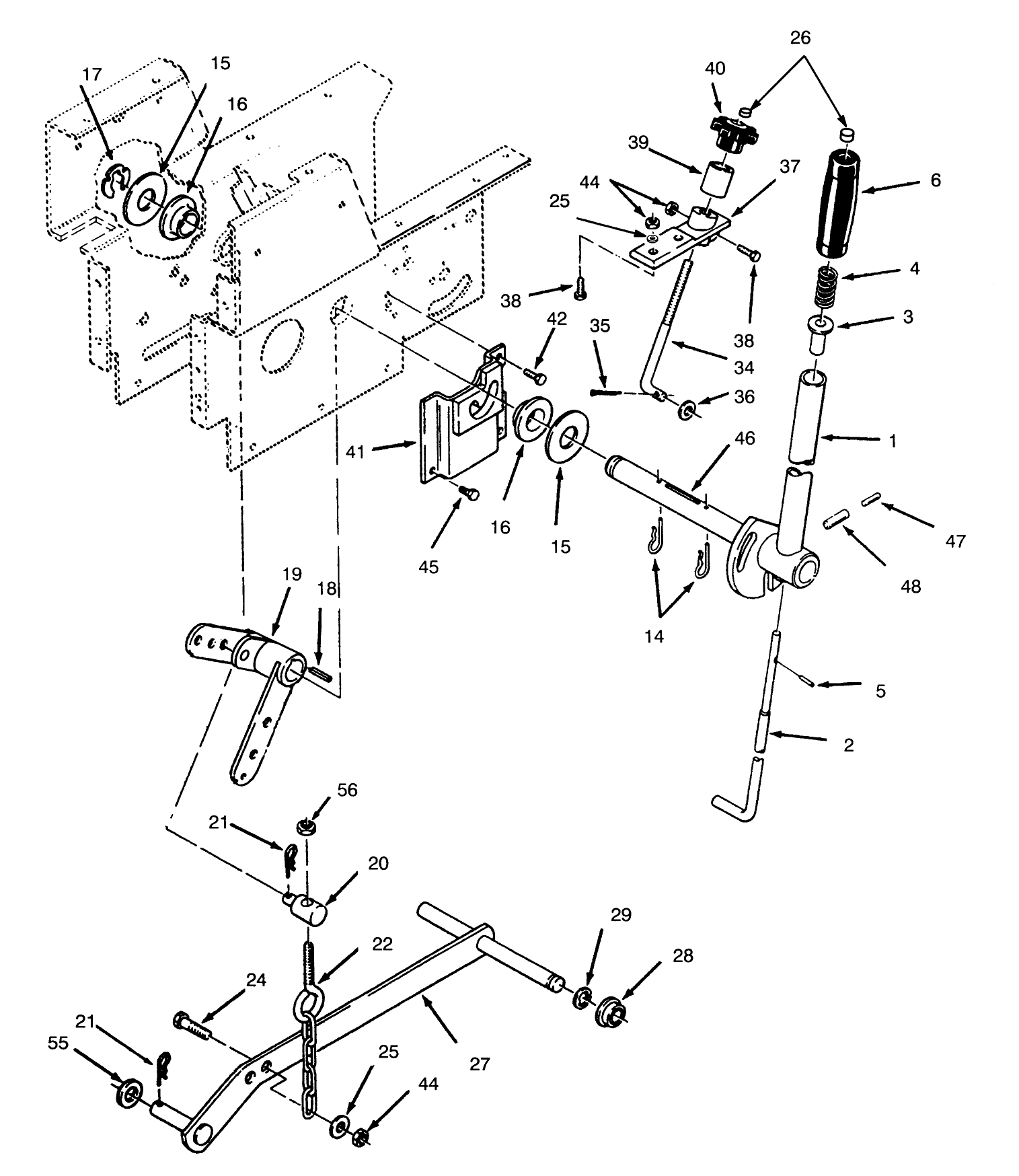 Manual Lift Linkage