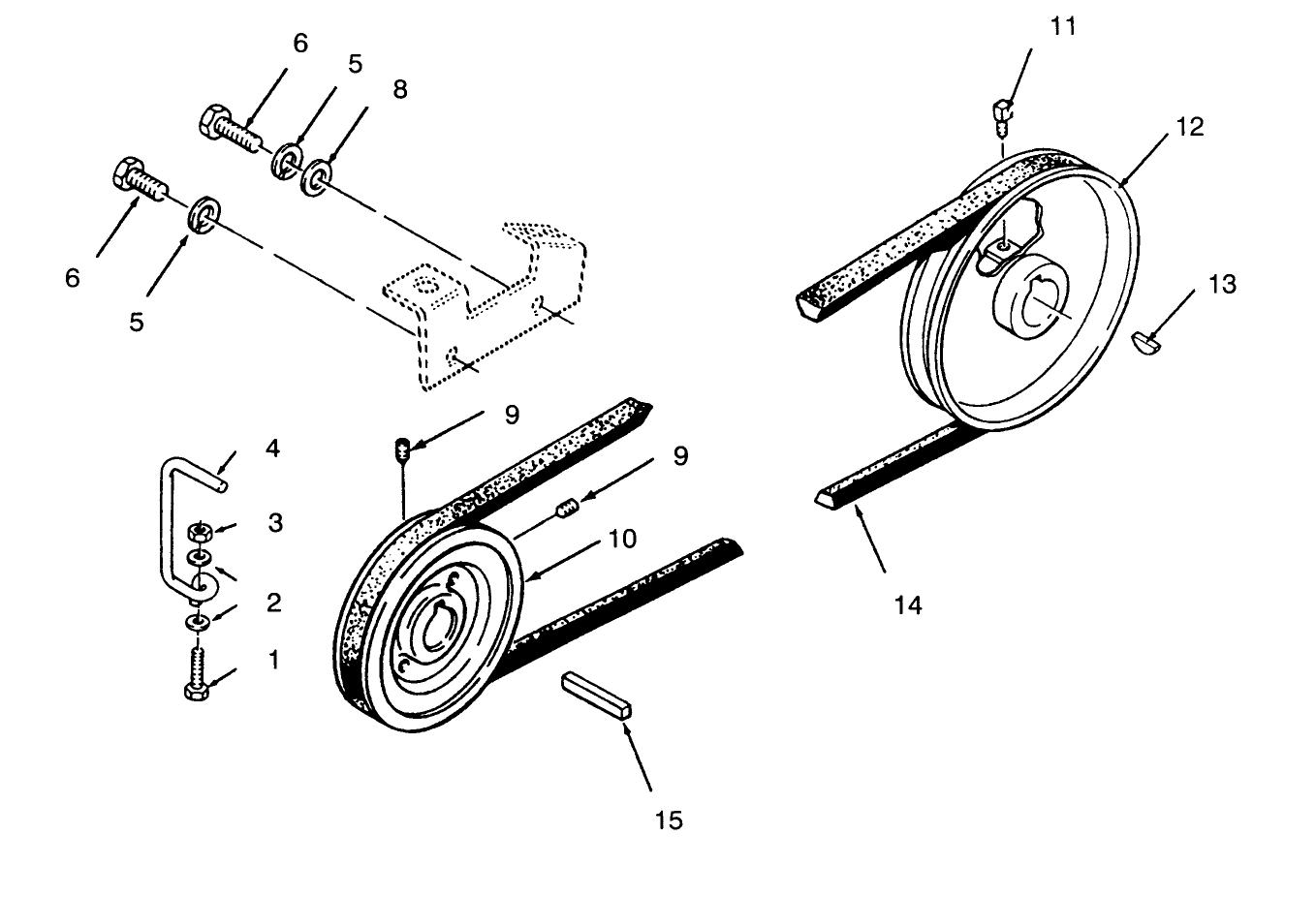 Drive Belt And Pulleys