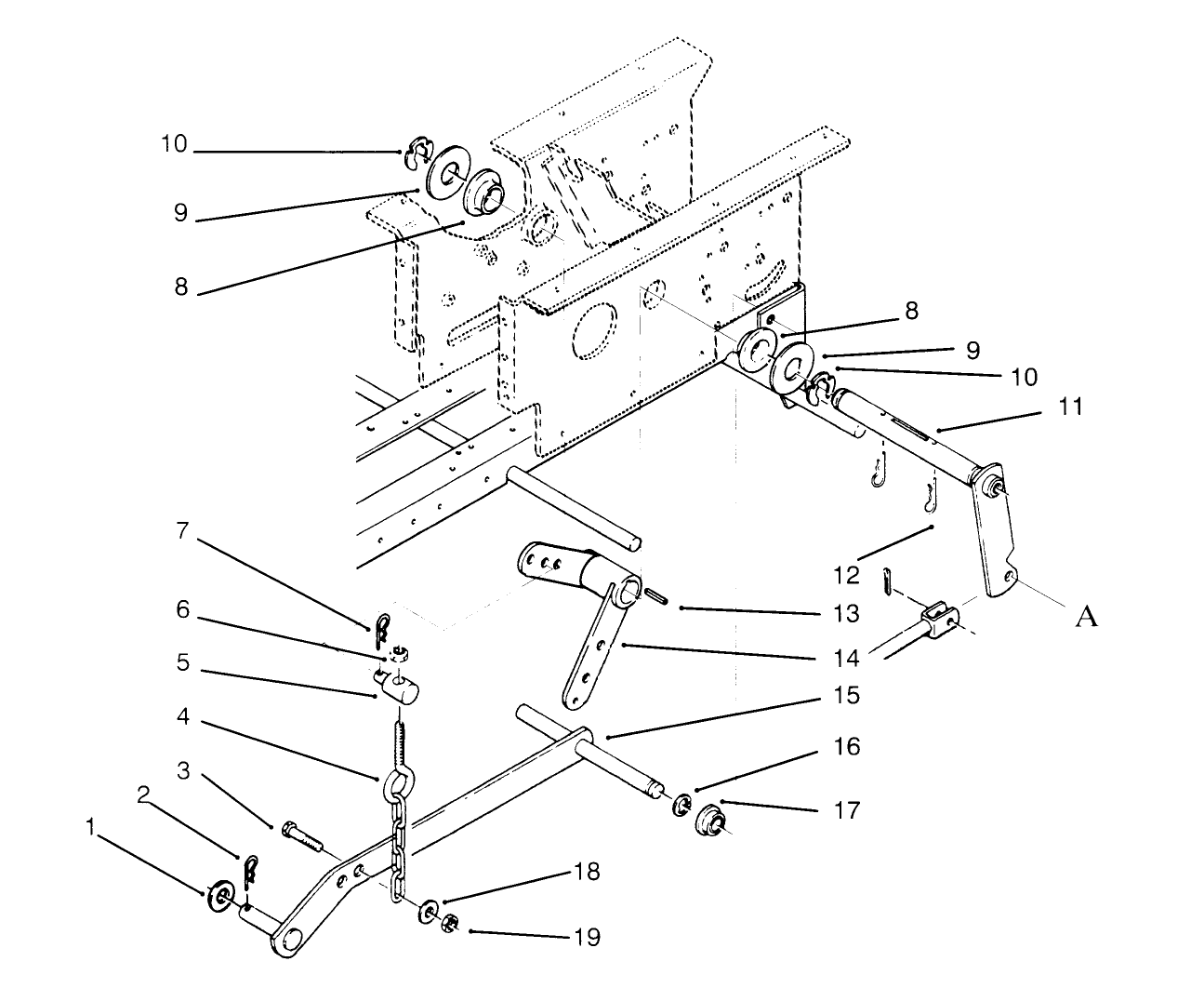 Hydrostatic Lift Linkage