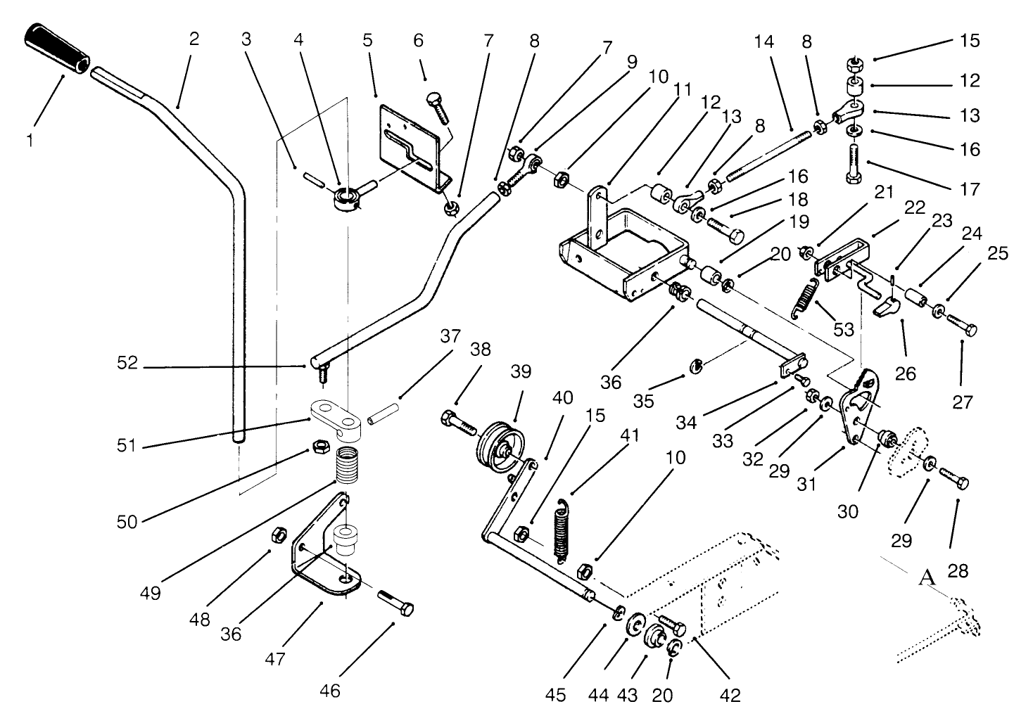 Clutch Brake Motion Control Linkage