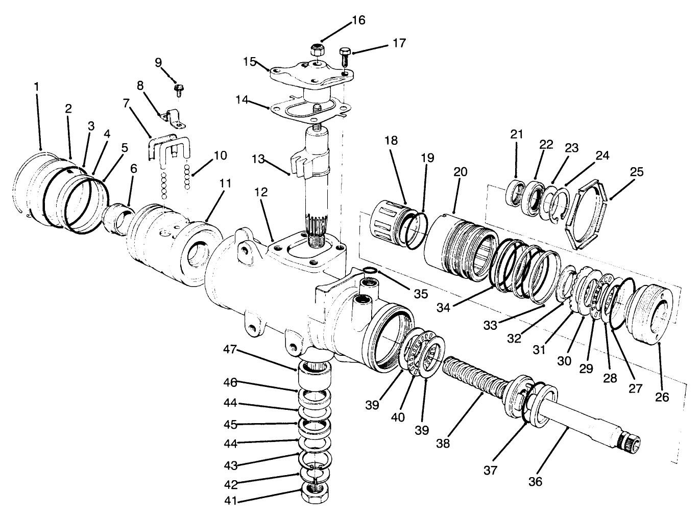 Steering Gear Assembly No. 87-1500
