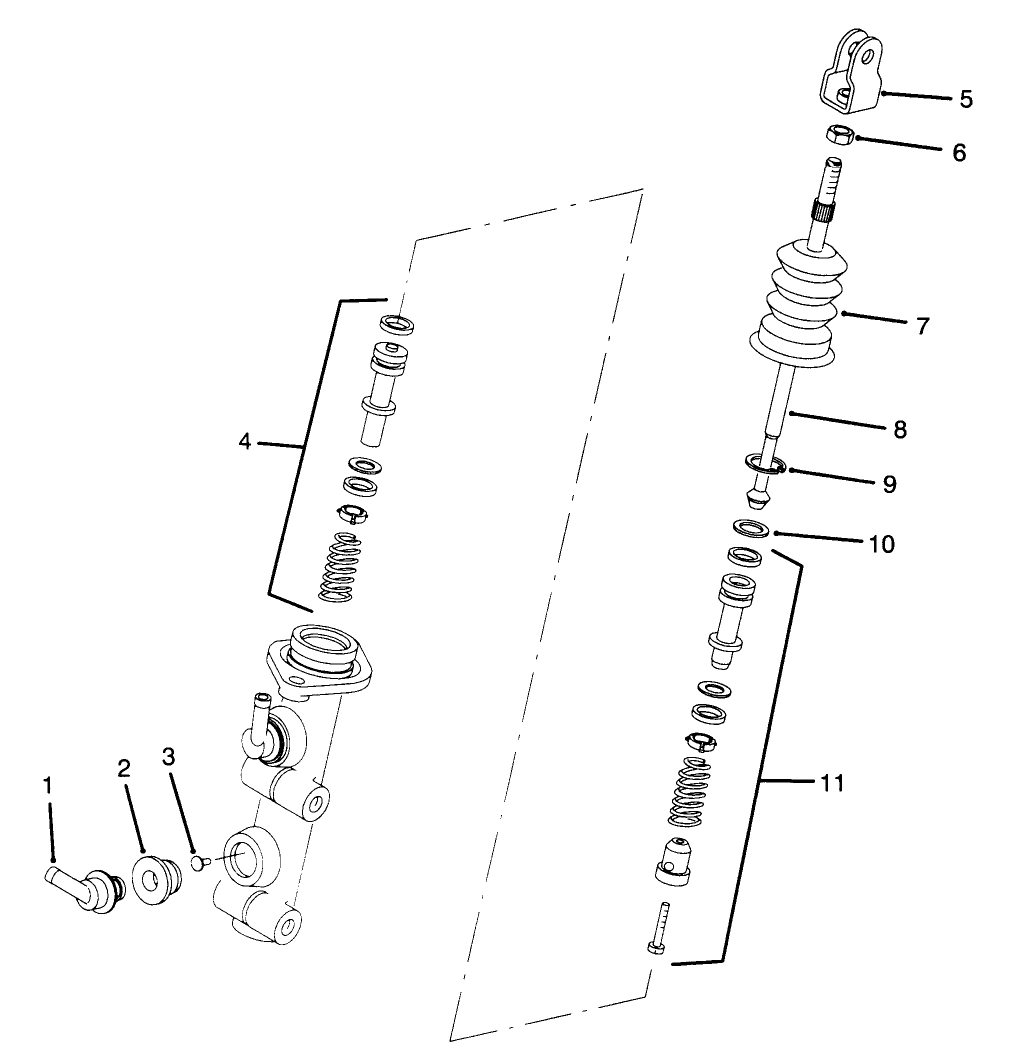 Master Brake Cylinder No. 87-3030