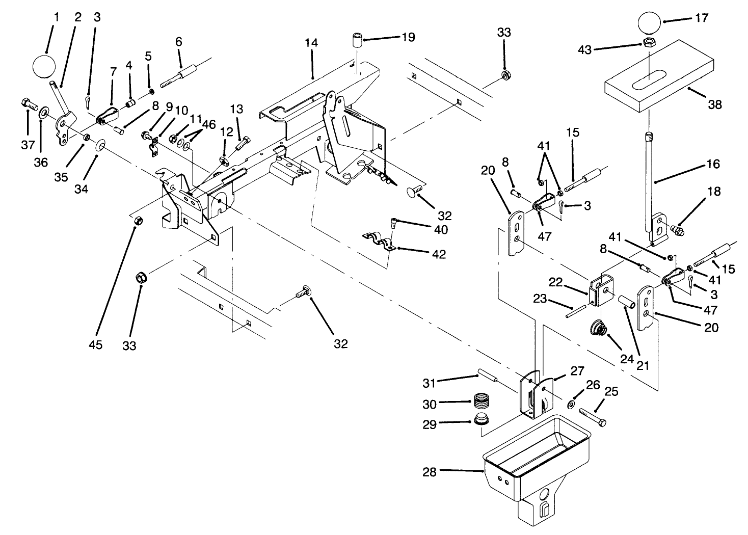 Hi-Lo & Shift Lever Assemblies