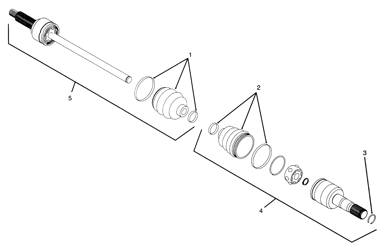 Constant Velocity (cv) Joint Assembly No. 93-7078