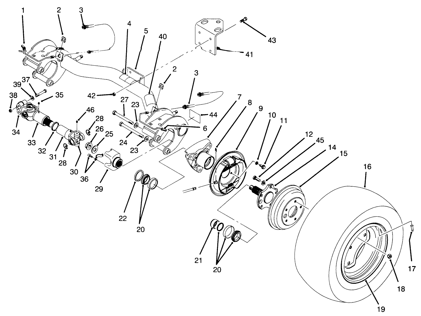 Rear Axle Assembly