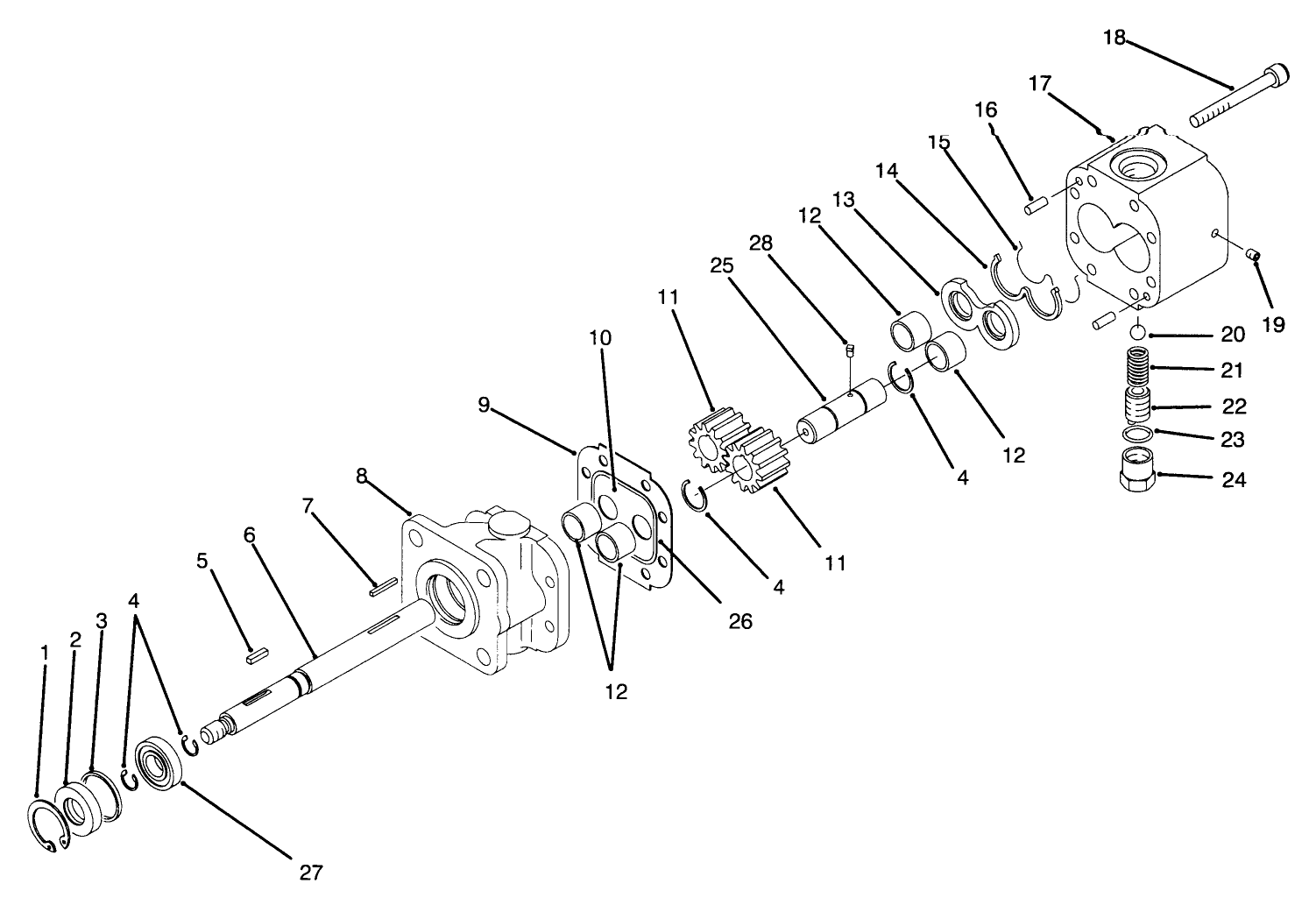 Hydraulic Pump Assembly No. 87-5700
