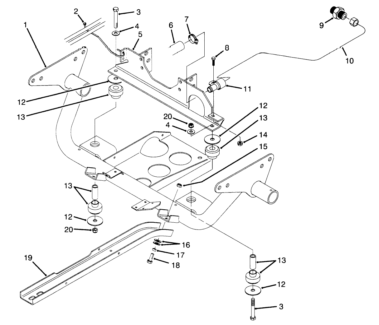 Engine Frame Assembly