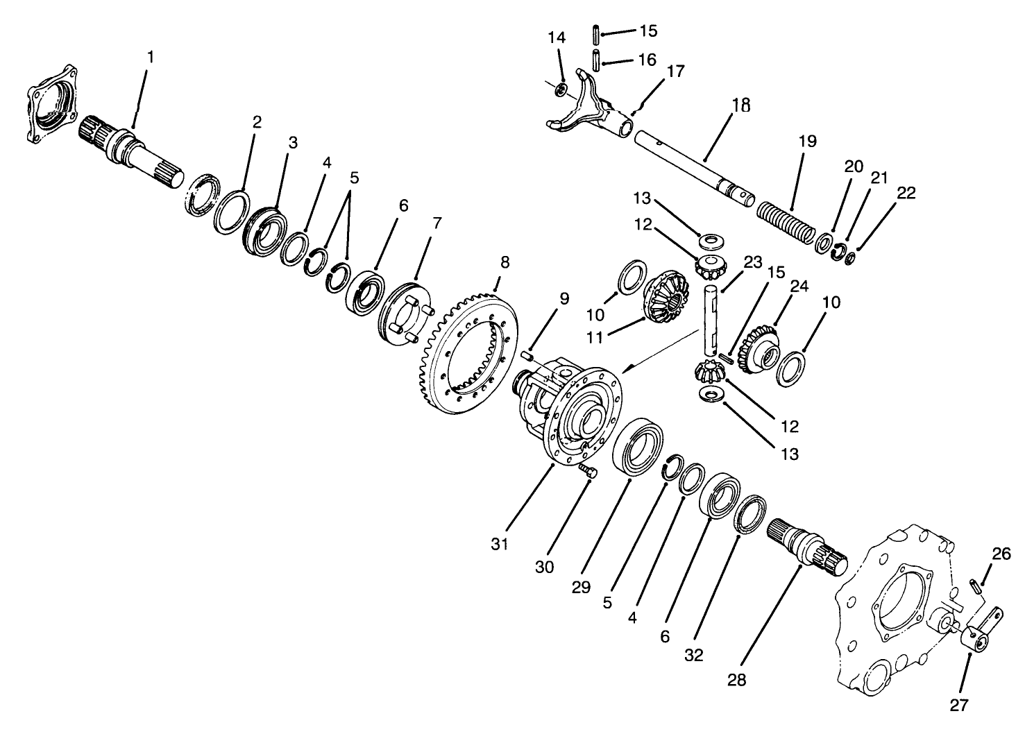 Differential Gear Assembly