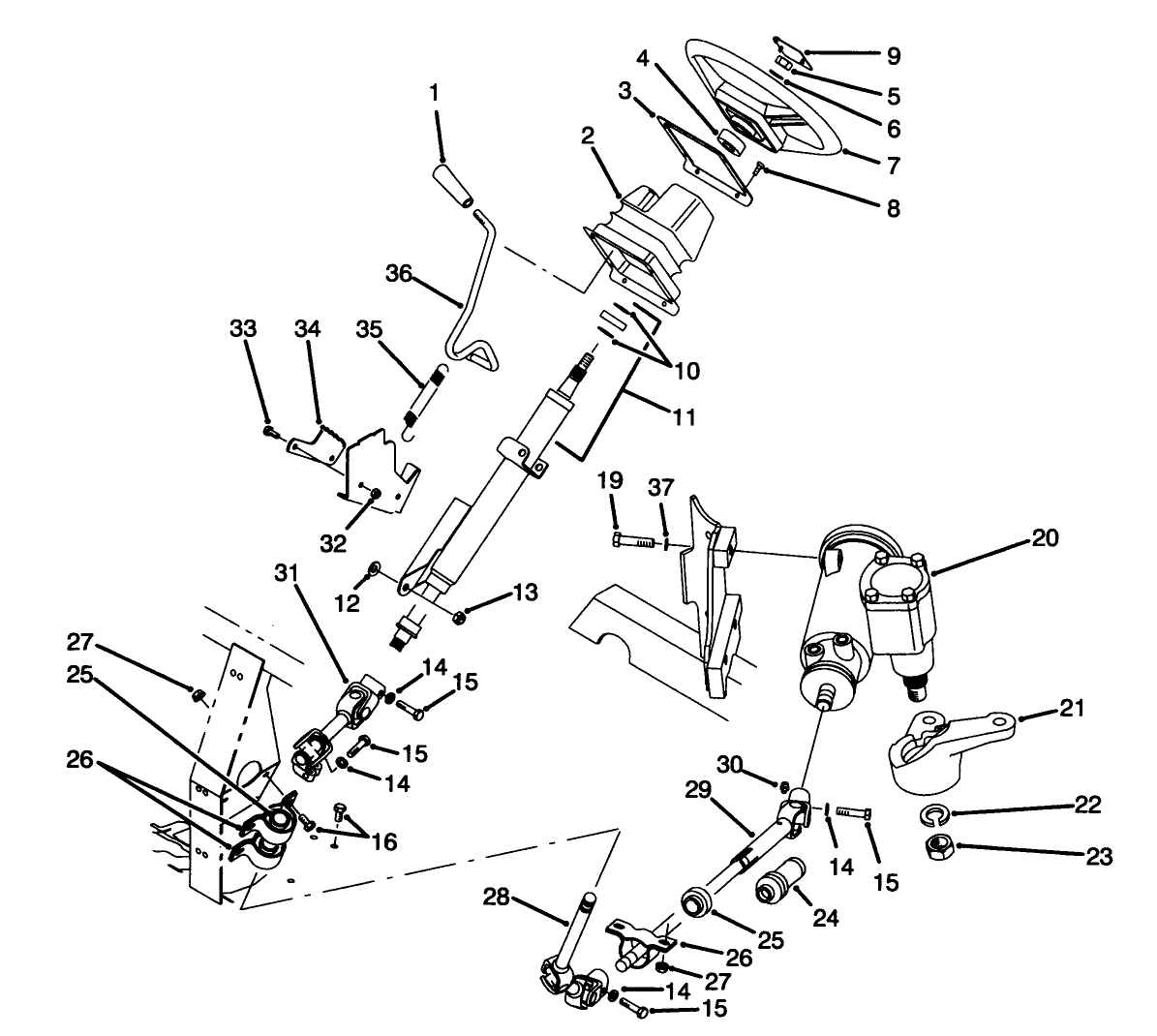 Steering Linkage Assembly