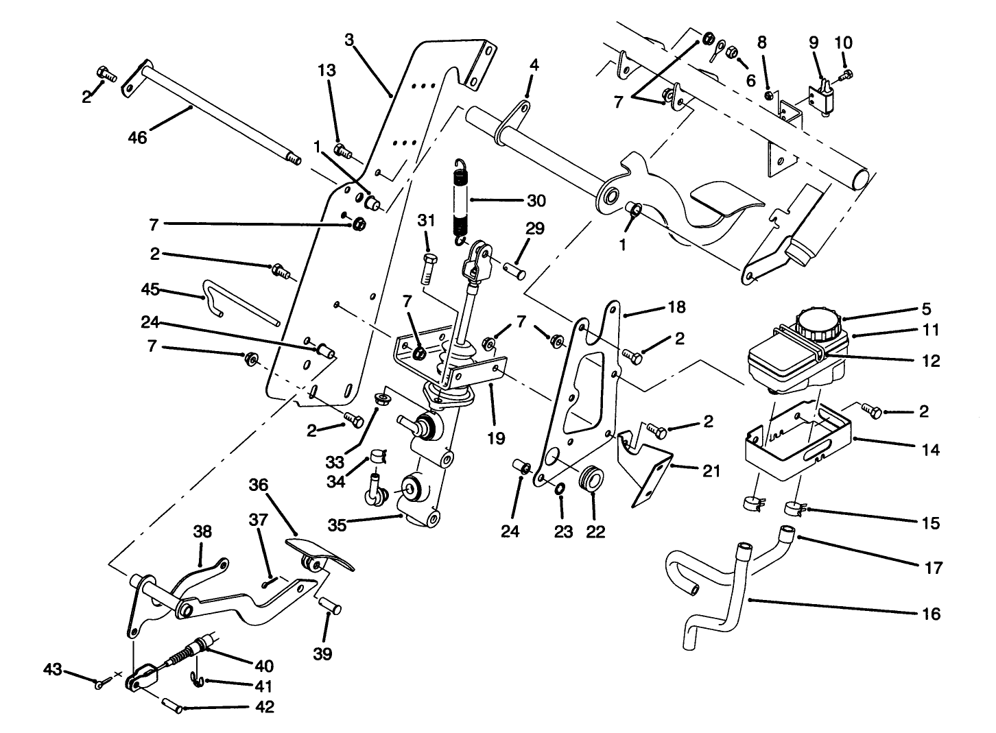 Brake & Accelerator Pedal Assembly