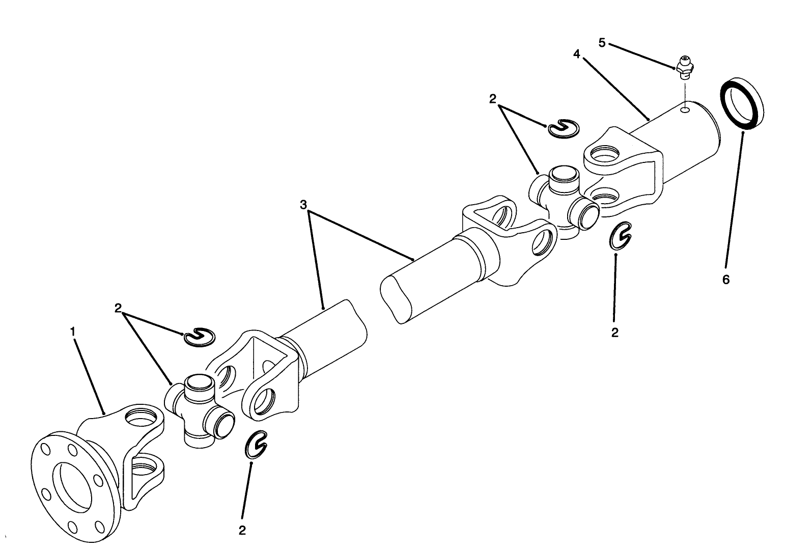 Differential Driveshaft Assembly