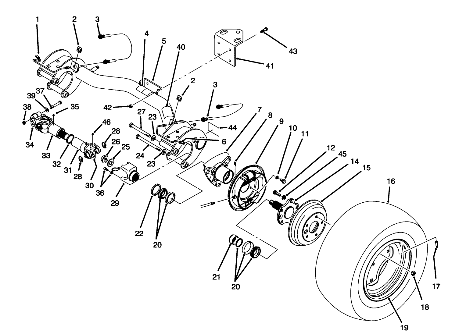 Rear Axle Assembly