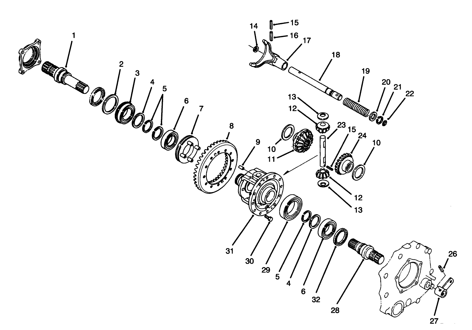 Differential Gear Assembly