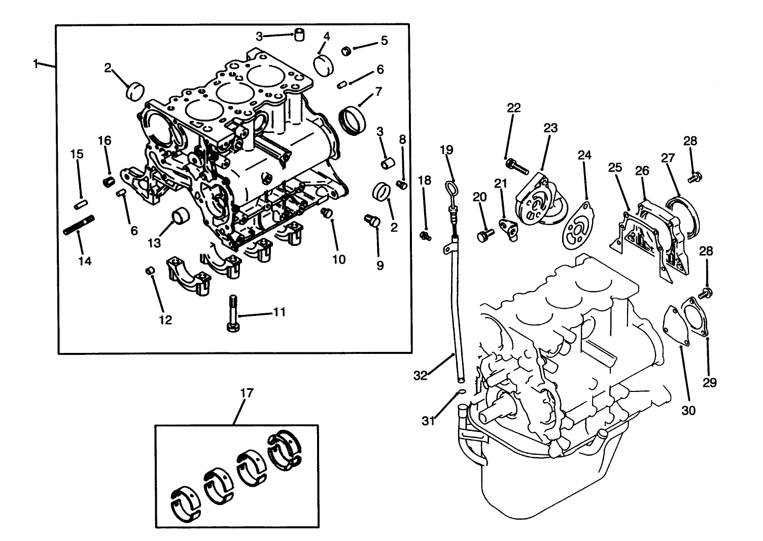 Cylinder Block Assembly