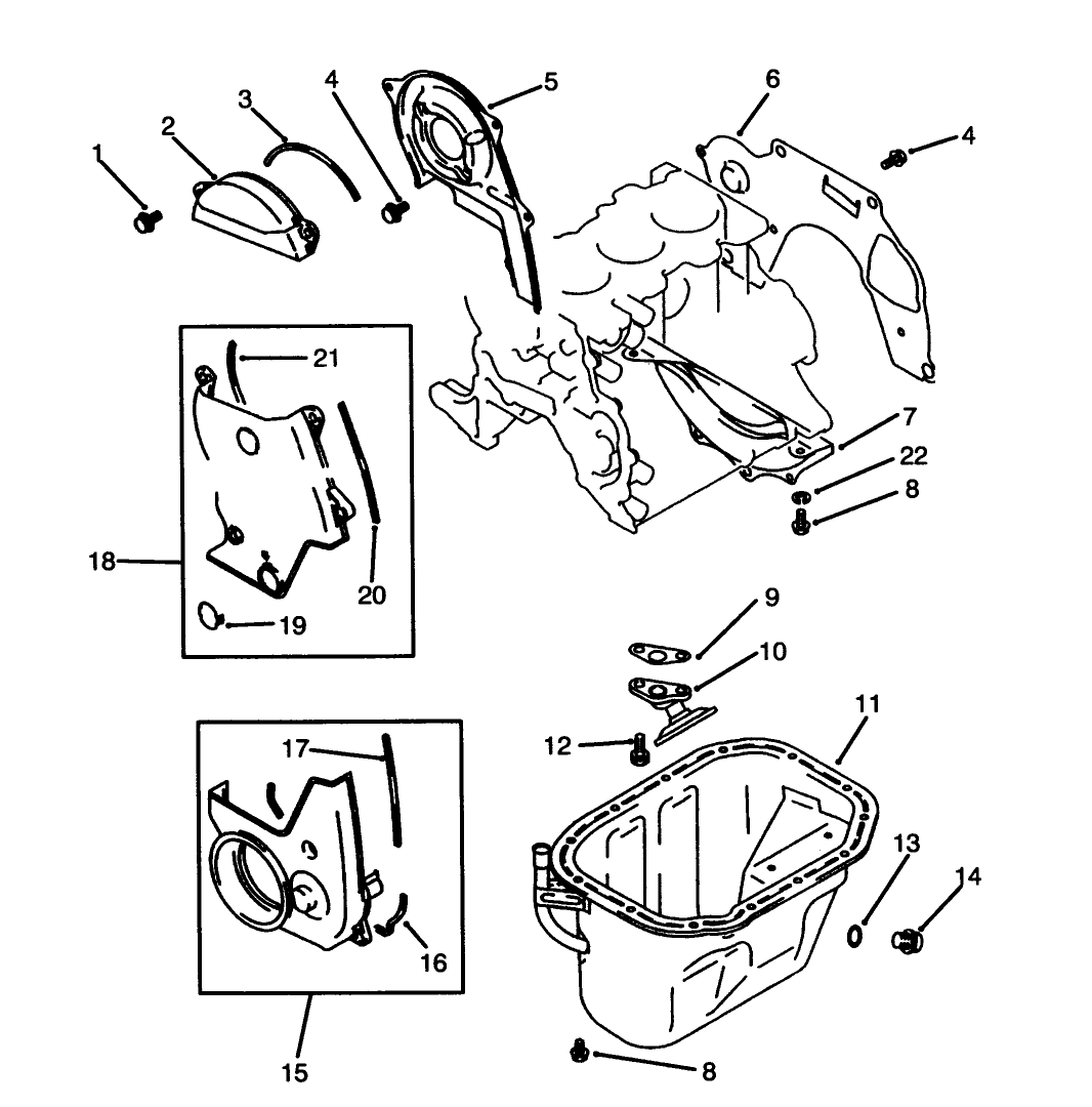 Covers & Oil Pan Assembly